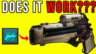 Does Unstoppable Hand Cannon Work With Erianas Vow [upl. by Atkins791]