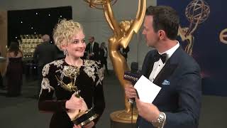 Julia Garner 74th Emmy Awards Winnerview [upl. by Keefe]