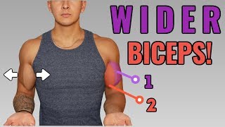 How To Get WIDERTHICKER Looking Biceps Full Biceps Workout [upl. by Anatnahs613]