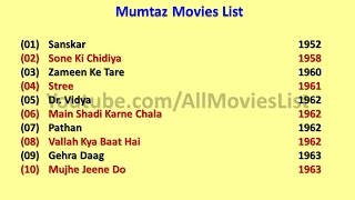 Mumtaz Movies List [upl. by Blakely]