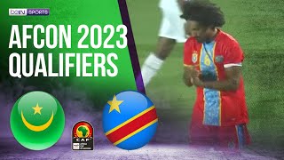 Mauritania vs DR Congo  AFCON 2023 QUALIFIERS HIGHLIGHTS  03282023  beIN SPORTS USA [upl. by Hassi]