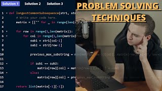 Problem Solving Techniques  For Programming Problems amp Interviews [upl. by Wolfort]