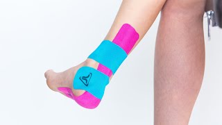 TRUETAPE® Achilles Tendonitis  Kinesiology Tape Instruction [upl. by Isbel]