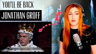 VOICE COACH REACTS  Jonathan Groff quotYoull Be Backquot HAMILTON [upl. by Alket]