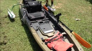 DIY Kayak Outriggers No Drilling Into Kayak [upl. by Mode890]