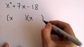 Factoring Quadratic Expressions Pt 1 [upl. by Nnayar323]