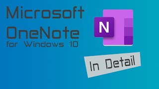 OneNote for Windows 10 Tutorial everything explained [upl. by Ayokal]