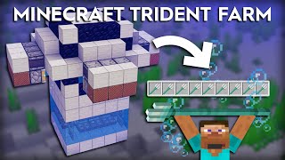 Minecraft Easy DrownedTrident Farm [upl. by Rinaldo]