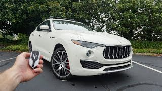 2019 Maserati Levante S GranLusso Start Up Test Drive Walkaround and Review [upl. by Notsehc89]