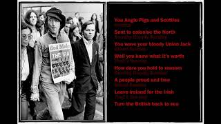 Sunday Bloody Sunday  The Blarney Pilgrims with Lyrics [upl. by Buehrer]