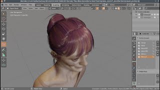 Hair Tutorial with Hair Tool in Blender [upl. by Cornish145]