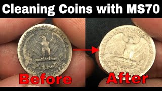 How to Clean Coins  Using MS70 Coin Restorer on Silver Coins [upl. by Japheth838]