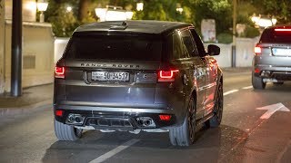 CRAZY LOUD Range Rover Sport SVR with Straight Pipes  Revs amp Accelerations [upl. by Katusha]