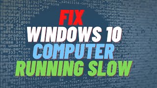 Fix Windows 10 Computer Running Slow [upl. by Alleciram]