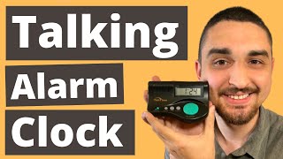 Tel Time Talking Alarm Clock Review [upl. by Heiner]