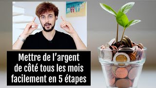 Comment économiser son argent facilement 5 étapes [upl. by Erised898]