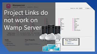 How to create a Virtual Host in WampServer  Project Links do not work on Wamp Server 30 in 2020 [upl. by Ilujna693]