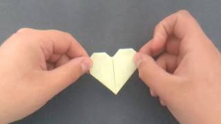 Origami Postit Note Hearts [upl. by Otina]