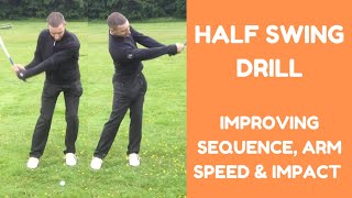 12 Swing Drill  A detailed look at how to practice and improve using a half swing [upl. by Nore]