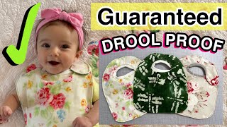 How To Make The Ultimate Baby Bib  Waterproof amp Reversible Baby Bib [upl. by Beisel]