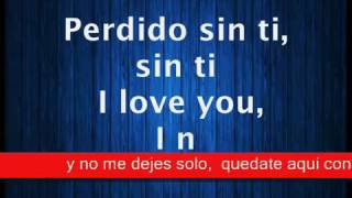 Karaoke Z  perdido sin ti  Ricky martin [upl. by Fillender]