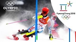 Mikaela Shiffrins Alpine Skiing Highlights  PyeongChang 2018 [upl. by Nhguavahs]