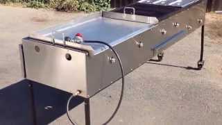 Plancha Para Tacos Con Quemador De Alta Presion Taco Cart With High Pressure Burner [upl. by Saiff11]