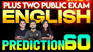 Plus Two Public Exam English  Prediction 60  Eduport Plus Two [upl. by Mowbray]