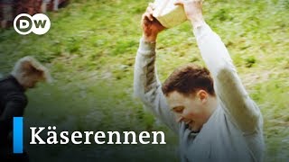 Abenteuer Tradition Käserennen in England  Euromaxx [upl. by Ednew]