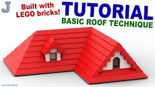 How To Build A LEGO Roof DIY Tutorial [upl. by Atil270]