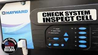 Howto Inspect Salt Cell  Hayward Aqua Plus [upl. by Anceline652]