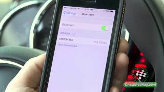 How to Pair Phone with Bluetooth in MINI with Standard Radio [upl. by Anisirhc968]