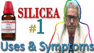 Homeopathy Medicine SILICEA Part 1 in Hindi  Uses amp Symptoms by Dr P S Tiwari [upl. by Calandra]