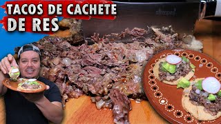 Tacos De Cachete De Res  Con Su Delicioso Consome [upl. by Akinit]