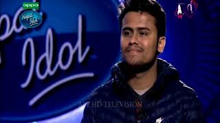 Sujan Chapagain first audition in Nepal Idol [upl. by Dougie15]