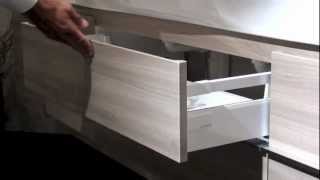 LAUFEN  Vanity Units  How to remove and insert the drawers [upl. by Daugherty]