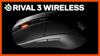 Rival 3 Wireless Gaming Mouse with 400Hour Battery Life  SteelSeries [upl. by Helali]