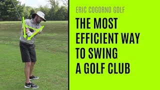 GOLF The Most Efficient Way To Swing A Golf Club [upl. by Cecilius]