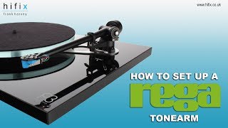 How To Set Up a Rega Tonearm [upl. by Axel]