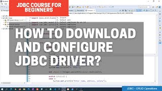 2 How to download and configure MySQL JDBC driver in Eclipse [upl. by Henghold]