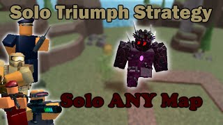 Solo Strategy Triumph ANY Map  Tower Battles [upl. by Jovitta]