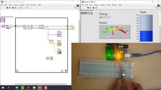 Comunicación ARDUINO y LabVIEW 6  Entrada Analogica [upl. by Seraphim]