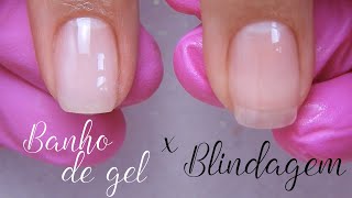 Aprenda Qual A Diferença De Banho De Gel E Blindagem Diamante Passo a Passo [upl. by Enilegnave166]