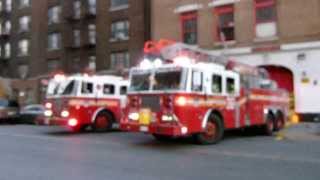 FDNY Engine 95 and Ladder 36 respond to a structural call [upl. by Nett460]