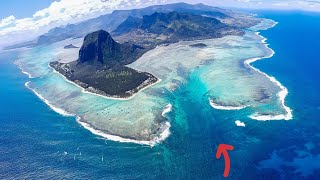 Underwater Waterfall in Mauritius Island [upl. by Layod]