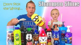 Dont Choose the Wrong Shampoo Slime Challenge [upl. by Nibbor]