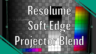 Soft Edge Projection Blend basics  Resolume [upl. by Clerissa118]