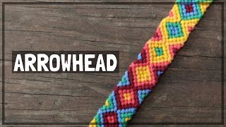 Yet ANOTHER Arrowhead Friendship Bracelet Tutorial [upl. by Gonnella804]