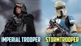 Stormtroopers VS Imperial Army Troopers  Whats the DIFFERENCE [upl. by Aehsal]