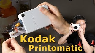 Review Kodak Printomatic Instant print camera [upl. by Behka]